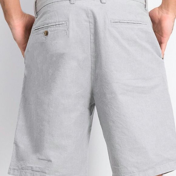 NWT Mens 30 38 40 Old Navy Ultimate Flex Gray Khaki Shorts - Picture 3 of 3